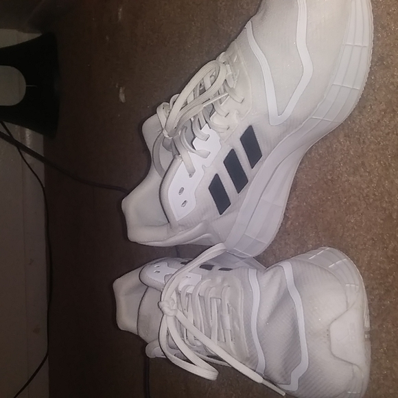 White Adidas Size 8.5